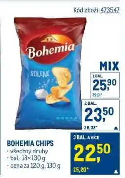 Makro Bohemia chips nabídka
