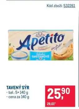 Makro Tavený sýr nabídka