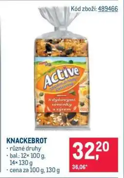Makro Knäckebrot nabídka