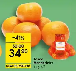 Tesco Tesco mandarinky nabídka