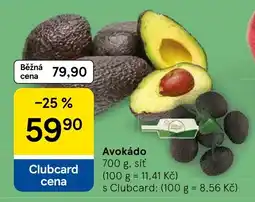 Tesco Avokádo nabídka