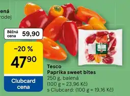Tesco Tesco paprika sweet bites nabídka