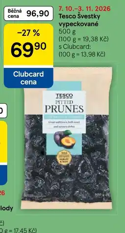 Tesco Tesco švestky vypeckované nabídka