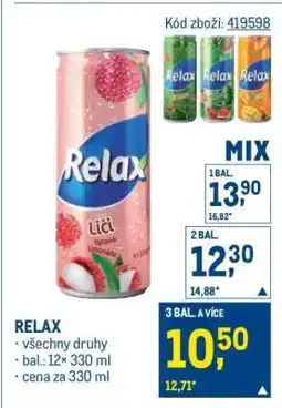 Makro Relax nabídka