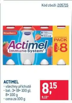 Makro Actimel nabídka