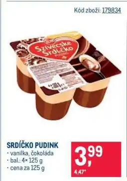 Makro SRDÍČKO PUDINK nabídka