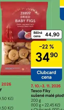 Tesco Tesco Fiky sušené malé plody nabídka