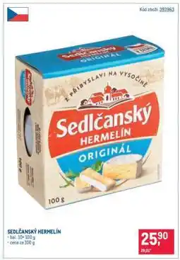 Makro Sedlčanský hermelín nabídka