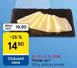 Tesco Tilsiter sýr nabídka