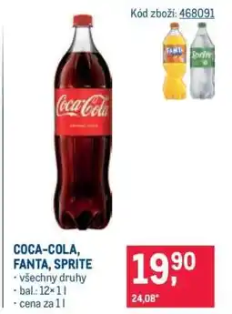 Makro Coca-Cola, Fanta, Sprite nabídka