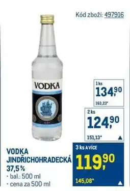 Makro VODKA JINDŘICHOHRADECKÁ nabídka