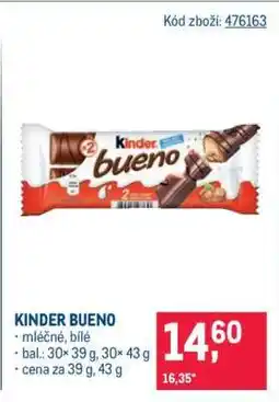 Makro KINDER BUENO nabídka