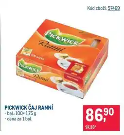 Makro Pickwick čaj Ranní nabídka