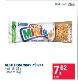 Makro Nestlé Cini Minis Tyčinka nabídka
