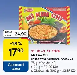 Tesco Mi Kim Chi Instantní nudlová polévka nabídka