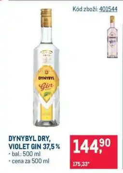 Makro DYNYBYL DRY, VIOLET GIN 37,5 % nabídka