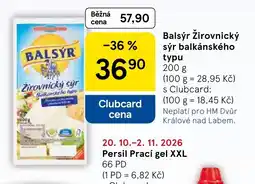 Tesco Balsýr Žirovnický sýr balkánského typu nabídka