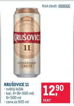 Makro Krušovice 11 nabídka