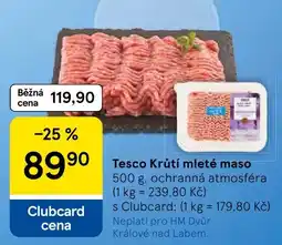 Tesco Tesco Krůtí mleté maso nabídka