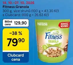 Tesco Nestlé Fitness Granola nabídka