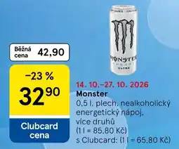 Tesco Monster nabídka