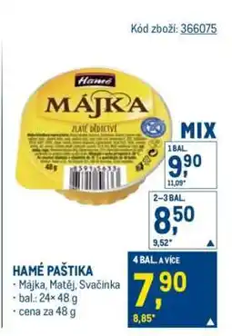 Makro Hamé paštika nabídka