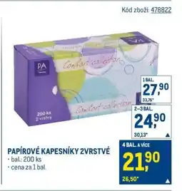 Makro Papírové kapesníky 2vrstvé nabídka