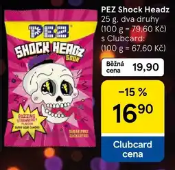 Tesco Pez shock headz nabídka