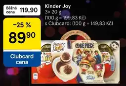 Tesco Kinder Joy nabídka