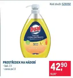 Makro Prostředek na nádobí nabídka
