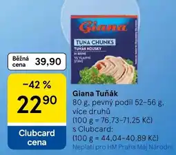 Tesco Giana Tuňák nabídka