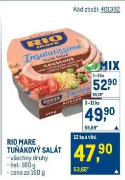 Makro RIO MARE Tuňákový salát nabídka