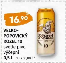 Terno Velkopopovický Kozel 10 nabídka