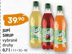 Terno Jupí sirup vybrané druhy nabídka