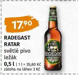 Terno Radegast Ratar nabídka