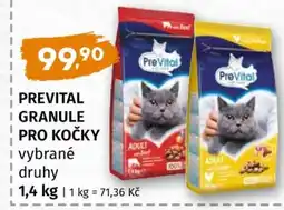 Terno PREVITAL GRANULE PRO KOČKY nabídka