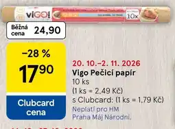 Tesco Vigo pečící papír nabídka