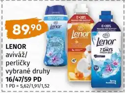Terno LENOR aviváž/perličky vybrané druhy nabídka