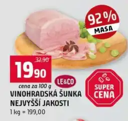 Terno Vinohradská šunka nejvyšší jakosti nabídka
