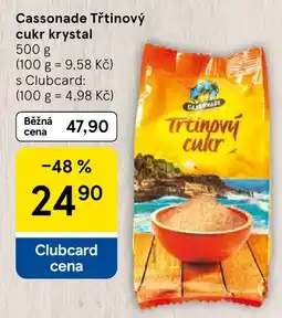 Tesco Cassonade Třtinový cukr krystal nabídka