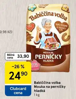 Tesco Babiččina volba mouka na perníčky hladká nabídka