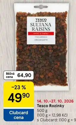 Tesco Tesco rozinky nabídka