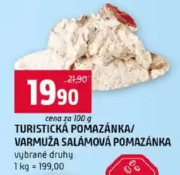 Terno TURISTICKÁ POMAZÁNKA/VARMUŽA SALÁMOVÁ POMAZÁNKA nabídka
