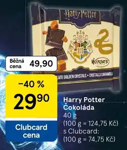 Tesco Witor's Harry Potter Čokoláda nabídka