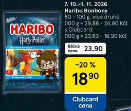 Tesco Haribo harry potter bonbony nabídka