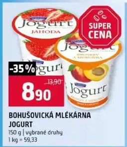Terno BOHUŠOVICKÁ MLÉKÁRNA JOGURT nabídka