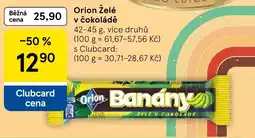 Tesco Orion Banány želé v čokoládě nabídka