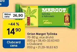 Tesco Orion margot tyčinka s kokosem nabídka