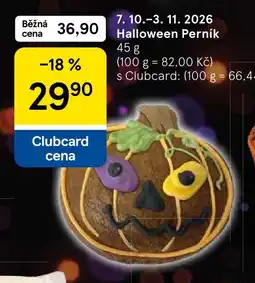 Tesco Halloween Perník nabídka