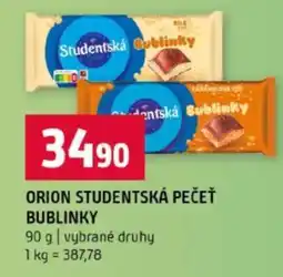 Terno ORION STUDENTSKÁ PEČEŤ BUBLINKY nabídka